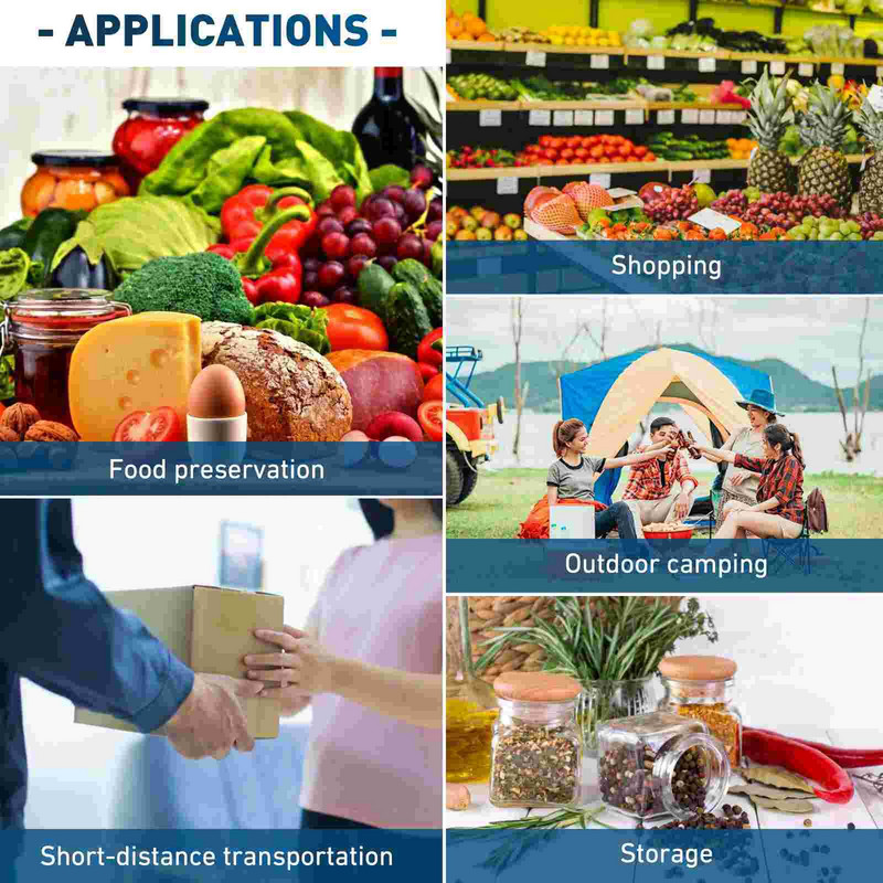 Szigetelt zacskók Táska Thermalsmall Cooler Ebéd Alumínium tasakok Eldobható Piknik Foiltravel Snack Mini Pouch Camping