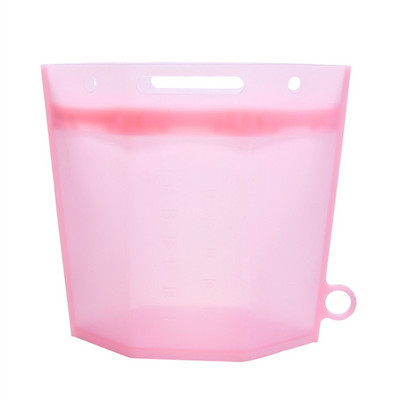 Maisto atliekų konteineris Silikonas Maisto saugojimo maišeliai iš daugkartinių maisto laikymo maišelių, tinkami įvairiems maisto produktams užšaldyti