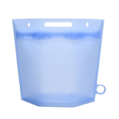 Maisto atliekų konteineris Silikonas Maisto saugojimo maišeliai iš daugkartinių maisto laikymo maišelių, tinkami įvairiems maisto produktams užšaldyti