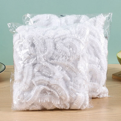 Vienkartinis maisto dangtelis Maisto šviežias taupymo maišelis Dulkių Elastinis Plastikinis Įvyniojimas Maisto produktų Dangteliai Batų Užvalkalai Dušo galvos apdangalai Dubenys Kepurės