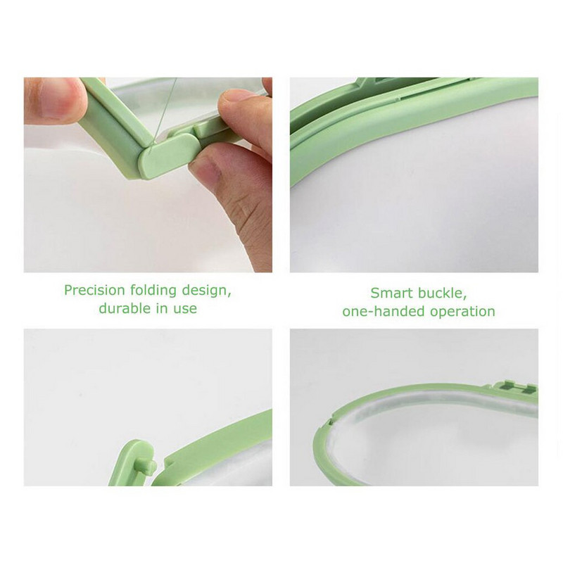 Silikonske vrećice za višekratnu upotrebu Sigurne vrećice za svježinu Sklopive vrećice za brtvljenje Spremnici za kućnu pohranu Zatvaranje Upotreba Plava