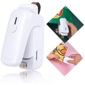 2 in 1 Mini Slide Heat Sealer Nešiojami dangteliai maisto laikymo Buitinė rankinė sandarinimo pakavimo mašina įvairiems plastikiniams maišeliams