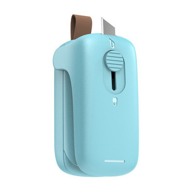2 in 1 Mini Slide Heat Sealer Nešiojami dangteliai maisto laikymo Buitinė rankinė sandarinimo pakavimo mašina įvairiems plastikiniams maišeliams