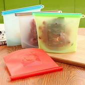 Pungi reutilizabile pentru congelator pungi de depozitare BPA pentru gustare sandvici galoane saci din silicon rezistente la scurgeri 500ml 1000ml 1500ml