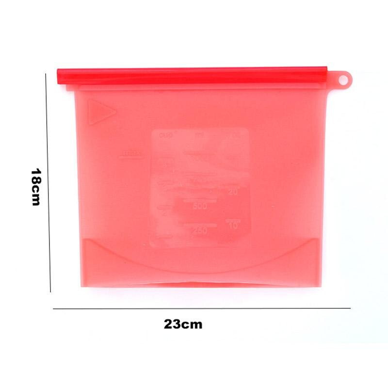 Pungi reutilizabile pentru congelator pungi de depozitare BPA pentru gustare sandvici galoane saci din silicon rezistente la scurgeri 500ml 1000ml 1500ml