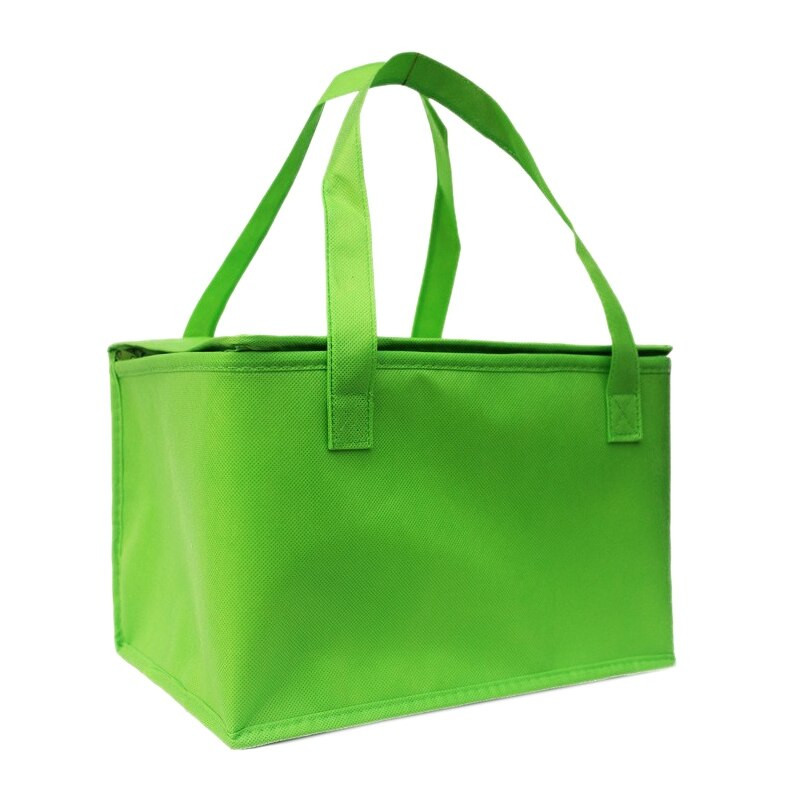 Сгъваема голяма хладилна чанта Преносима чанта за торта с храна Изолирана чанта от алуминиево фолио Термокутия Водоустойчив пакет с лед Кутия за обяд Чанта за доставка