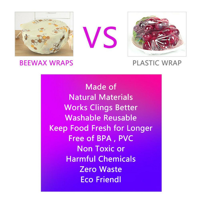 Ambalaža za očuvanje svježine hrane Pčelinji vosak Svježa tkanina Rastezljivi poklopac Poklopac Kuhinjski alati Ručni delikatesni papir br.1