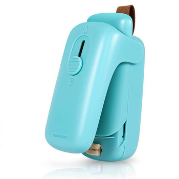 2 σε 1 Mini Slide Heat Sealer Portable Capper Food Saver Οικιακή φορητή μηχανή συσκευασίας σφράγισης για διάφορες πλαστικές σακούλες