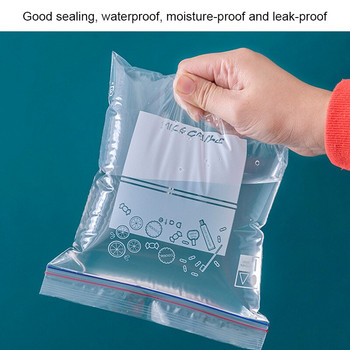 Πλαστικές σακούλες συσκευασίας περιτυλίγματος 1 κουτιού Τσάντα αποθήκευσης τροφίμων Επαναχρησιμοποιήσιμη κατάψυξη Σακούλα σάντουιτς σφράγιση Κουζίνα Ψυγείο Συντήρηση τροφίμων