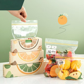 Plastična vrećica za očuvanje svježine hrane Cartoon Grade Kućansko povrće Voće Dvostruko rebrasto Održavanje svježe hrane za višekratnu upotrebu Ekološki proizvod