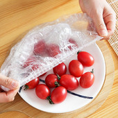 100/200KOM Jednokratna vrećica za čuvanje svježine Ostaci i ostaci svježine Poklopac zdjelice Elastični poklopac za usta Plastični omot