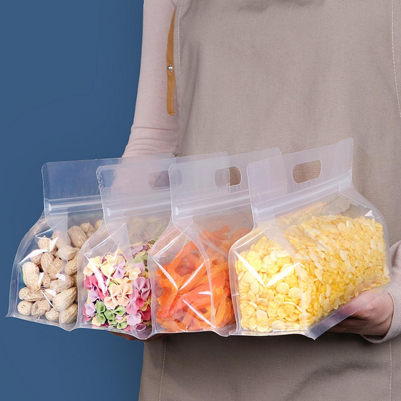 Silikónové vrecko na opakované použitie, stojace, zipsové uzatvárateľné vrecko, prenosné nepriepustné vrecko, čerstvé tašky, náradie, nádoby, Ba N0T3