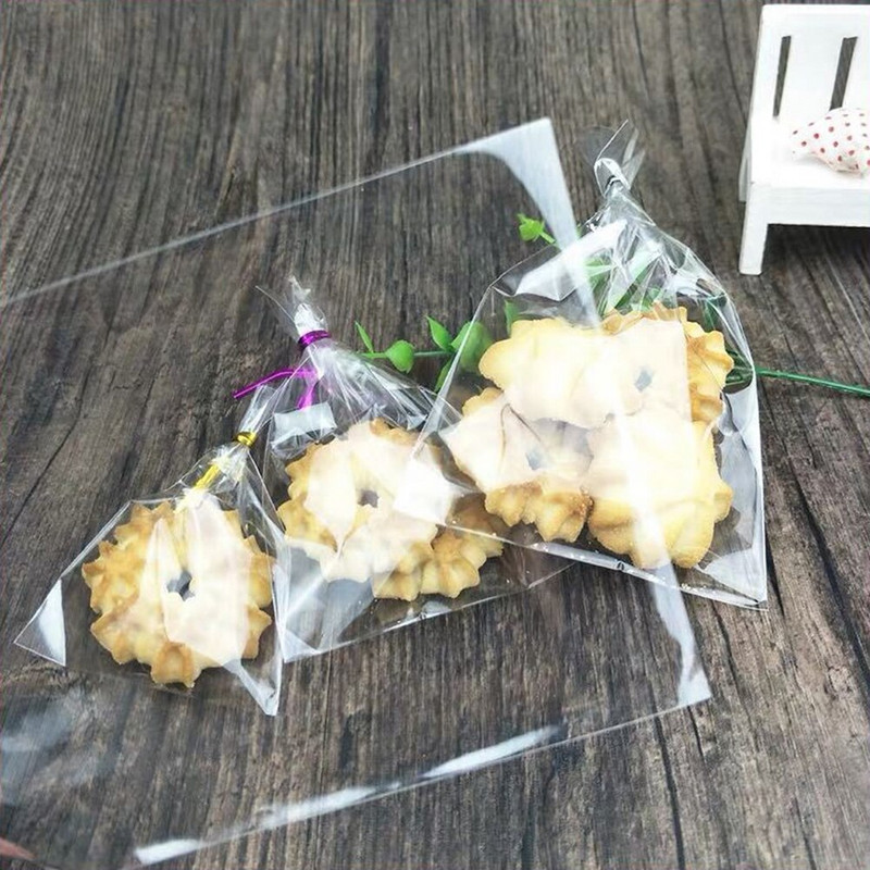 Saci pentru prăjituri pentru violoncel transparent, pentru petrecere, geantă de celofan, cadou, bomboane, favoare, brutărie, nuntă plat, sigiliu transparent, aprovizionare pentru ziua de naștere