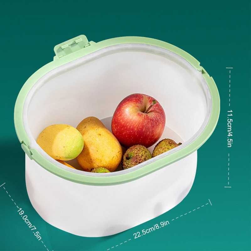 Silikonske vrećice za višekratnu upotrebu Vrećica za sendviče s voćem Sklopiva vrećica Brtvene posude za kućnu pohranu Brtvljenje Koristite sivu