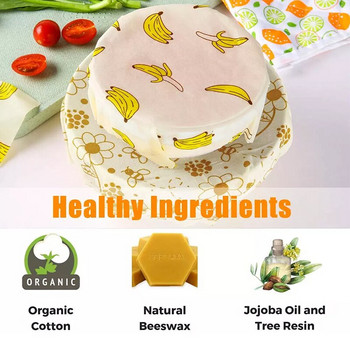 Επαναχρησιμοποιήσιμο περιτύλιγμα αποθήκευσης Βιώσιμο βιολογικό σάντουιτς και τυρί χαρτί περιτυλίγματος τροφίμων Zero Waste BPA & πλαστικό χωρίς κερί μέλισσας Περιτύλιγμα τροφίμων