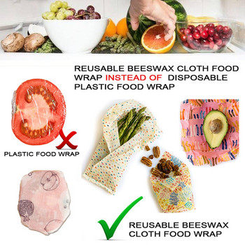 Επαναχρησιμοποιήσιμο περιτύλιγμα αποθήκευσης Βιώσιμο βιολογικό σάντουιτς και τυρί χαρτί περιτυλίγματος τροφίμων Zero Waste BPA & πλαστικό χωρίς κερί μέλισσας Περιτύλιγμα τροφίμων