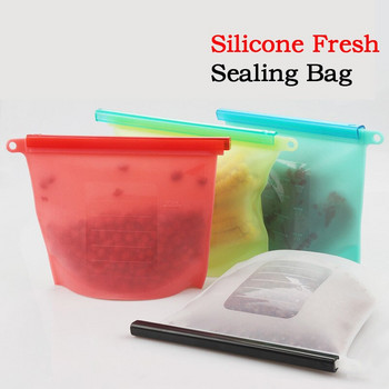 BEEMAN Τσάντα αποθήκευσης σφράγισης τροφίμων Τσάντα σιλικόνης Τσάντα συντήρησης τροφίμων Ψυγείο Φρέσκια τσάντα Θέρμανση μικροκυμάτων Ευέλικτο μαγείρεμα