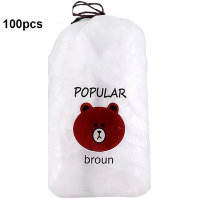 100 ühekordset toidukatet plastpakend Elastsed toidukatted hoiuruum värske kott puuviljakaussi tassi kate Köögitarvikud