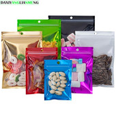 100 komada ravna prozirna prednja plastična viseća vrećica s mogućnošću ponovnog zatvaranja Gumb za grickalice Glava baterije Konopac Vrećice za pakiranje ljepote Nokti