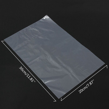 Hot XD-200Pcs PVC Heat Shrink Wrap Τσάντες Επίπεδη σφραγίδα Συσκευασία δώρου 8 ίντσες X 12 ίντσες