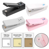2 viename nešiojamasis mini sandariklis plastikinių maišelių sandarinimo atidarytuvas Įkraunamas USB užkandžių maišelio vakuuminis sandariklis ir pjaustytuvas maisto sandarinimui