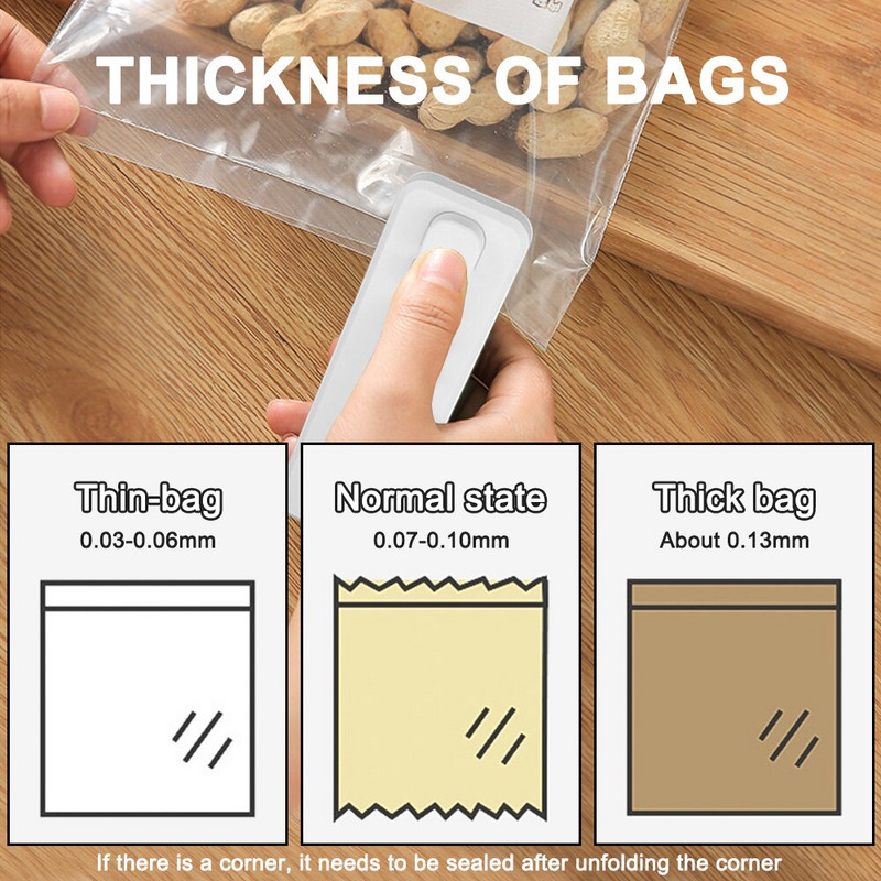 2 viename nešiojamasis mini sandariklis plastikinių maišelių sandarinimo atidarytuvas Įkraunamas USB užkandžių maišelio vakuuminis sandariklis ir pjaustytuvas maisto sandarinimui