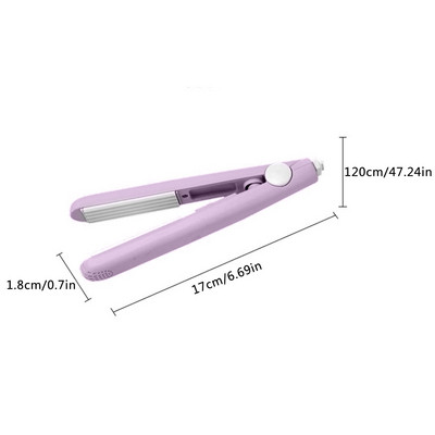 Mini prenosný tepelný zvárací stroj na potraviny, vákuový zvárací stroj, tesnenie, balenie plastových impulzných vreciek, klipy, ručná dievčenská žehlička na vlasy