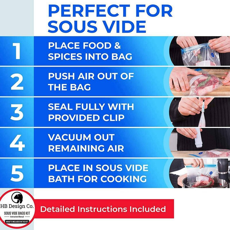 Grilovací rošt BBQ, nepriľnavá sieťovina, grilovacia sieťka na pečenie s 30 opakovane použiteľnými sous vide vreckami