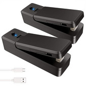 2 v 1 Mini Taška Sealer Nabíjateľná Prenosná Taška Vákuová Tepelná Zapekacia Strojček Na Plastové Občerstvenie PVC Tašky Vonkajšia Pikniková Kampaň
