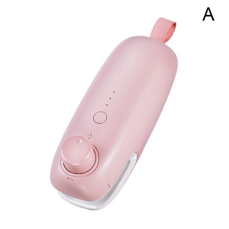 Nešiojami maišelių spaustukai elektrinis šildymas plastikinių maišelių sandarinimas pakavimo kamštelis USB aparatas plastikinis maisto impulsiniam vakuuminiam sandarikliui