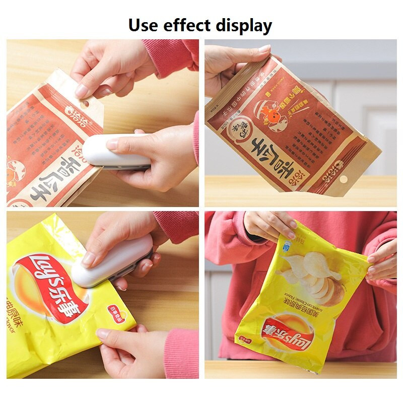 Mini mașină de etanșare portabilă Depozitare și organizare în bucătărie Dispozitiv de etanșare cu cleme pentru alimente pentru uz casnic pentru confortul bucătăriei