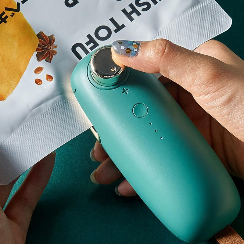 Mini električni stroj za toplinsko zavarivanje Prijenosne kopče za vrećice Grickalice Alati za zavarivanje vrećica za kućanstvo Pakiranje Spajalica za hranu Pakiranje R9V0