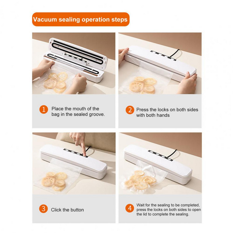 Automatsko vakumiranje Stroj za pakiranje hrane Stroj za zračno brtvljenje hrane Vakuumski aparat za čuvanje hrane Kuhinjski alat