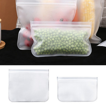 Zip strip Τσάντα αποθήκευσης τροφίμων Καταψύκτης Σφράγιση Διαφανής θήκη επανασφραγιζόμενη στεγανή επαναχρησιμοποιήσιμη Fresh Keeping EVA Home Kitchen
