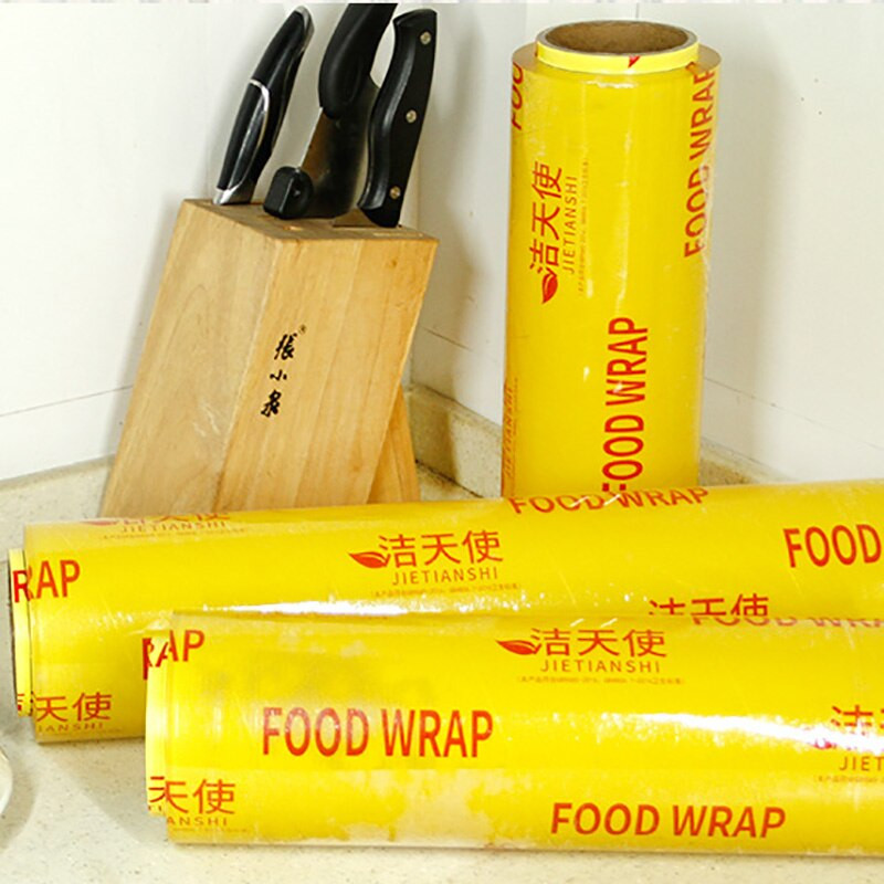 KUNBEI 200m Multi-Stiluri de uz casnic Hotel Bucătărie Frigider Folie PVC de unică folosință Deodorant alimentar, proaspăt și rezistent la praf