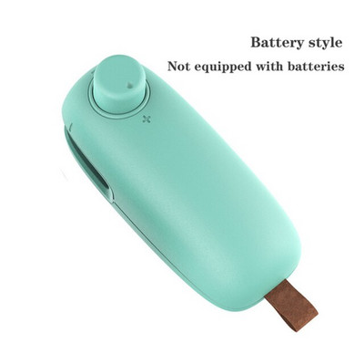 Mini prenosný mini USB nabíjací tlakový uzatvárací stroj na plastové tašky, domáci elektrický tepelný uzatvárací stroj