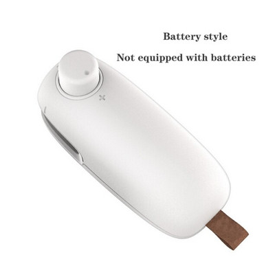 Mini prenosný mini USB nabíjací tlakový uzatvárací stroj na plastové tašky, domáci elektrický tepelný uzatvárací stroj