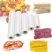 Úložné vrecko HOOMIN 12/15/20/25/28 cm x 5 m, kuchynské náradie, vákuové vrecko na potraviny, zeleninu, mäso a čerstvé potraviny, vákuové vrecko na balenie do vákuovacej baličky