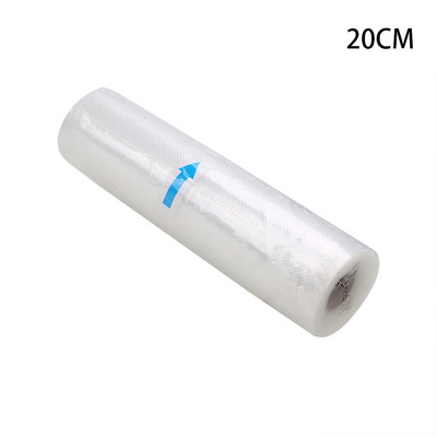 Úložné vrecko HOOMIN 12/15/20/25/28 cm x 5 m, kuchynské náradie, vákuové vrecko na potraviny, zeleninu, mäso a čerstvé potraviny, vákuové vrecko na balenie do vákuovacej baličky