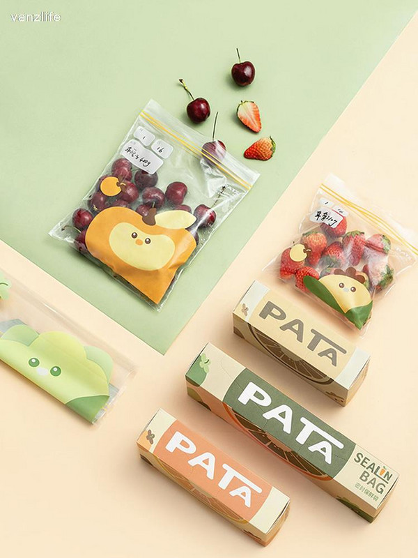 vanzlife zatvorena vrećica za svježinu hrane samozatvarajuća vrećica s kopčom hladnjak za zamrzavanje potpakiranje vrećica za pohranu s brtvljenjem