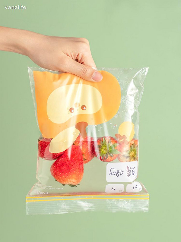 vanzlife zatvorena vrećica za svježinu hrane samozatvarajuća vrećica s kopčom hladnjak za zamrzavanje potpakiranje vrećica za pohranu s brtvljenjem