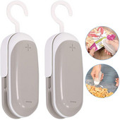 2 viename nešiojamas rankinis mini karšto sandarinimo popieriaus pjaustytuvas maisto maišelių pakartotinio sandarinimo mašina plastikinių maišelių sandarinimo mašina 2 vnt