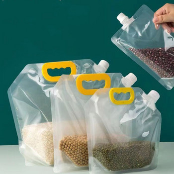Αδιάβροχη επαναχρησιμοποιήσιμη σακούλα αποθήκευσης σιτηρών 15 τεμ. Φορητή σιλικόνη EVA οργάνωση συσκευασίας τροφίμων