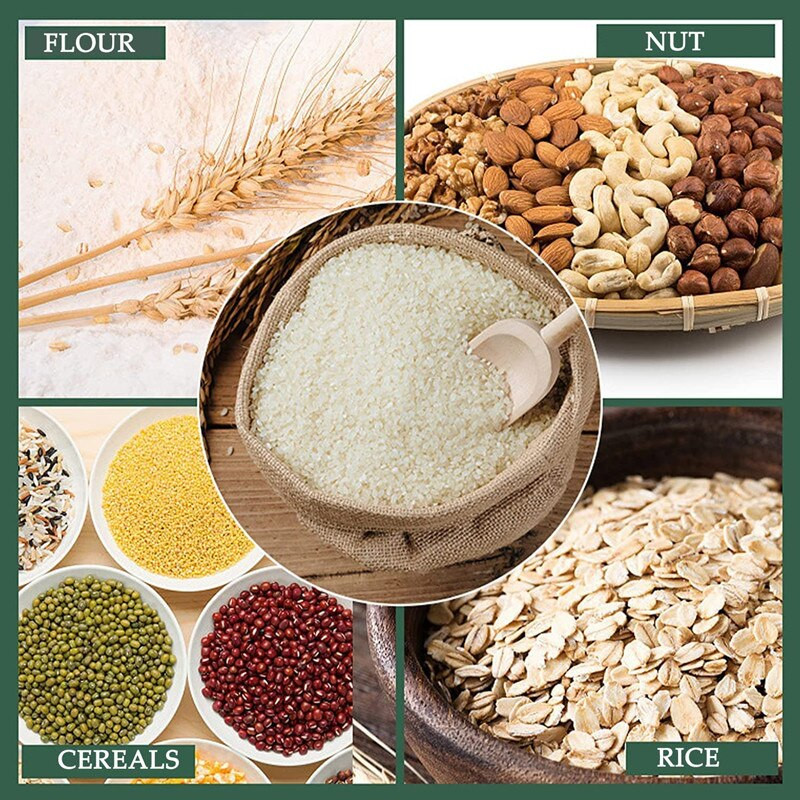 15 KOM Zrna Zapečaćena vrećica otporna na vlagu Vodootporna višekratna vrećica za pohranu žitarica Prijenosni silikonski EVA organizator za pakiranje hrane