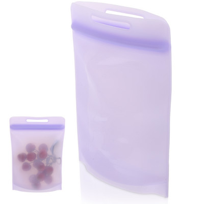 Vrećica Vreće Silikonska pohrana Zamrzivač Hladnjak Sendvič Užina Svježe meso Upotrebljivo ručak Čuvanje Očuvanje Žitarice Meso Zatvaranje