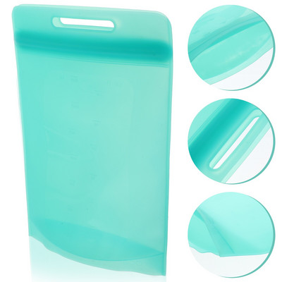 Vrećica Vreće Silikonska pohrana Zamrzivač Hladnjak Sendvič Užina Svježe meso Upotrebljivo ručak Čuvanje Očuvanje Žitarice Meso Zatvaranje