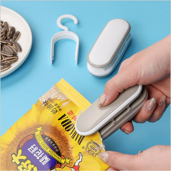 HOT φορητό μίνι στεγανοποιητικό οικιακό μηχάνημα Heat Sealer Capper Food Saver For Plastic Bag Package Mini Gadgets