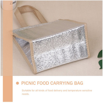 Τσάντα μεσημεριανού γεύματος Thermal Box Bagsinsolated Cooler Tote Pouch Insulation Snack Bento Pail Storagecarry School στεγανό φορητό για παιδιά