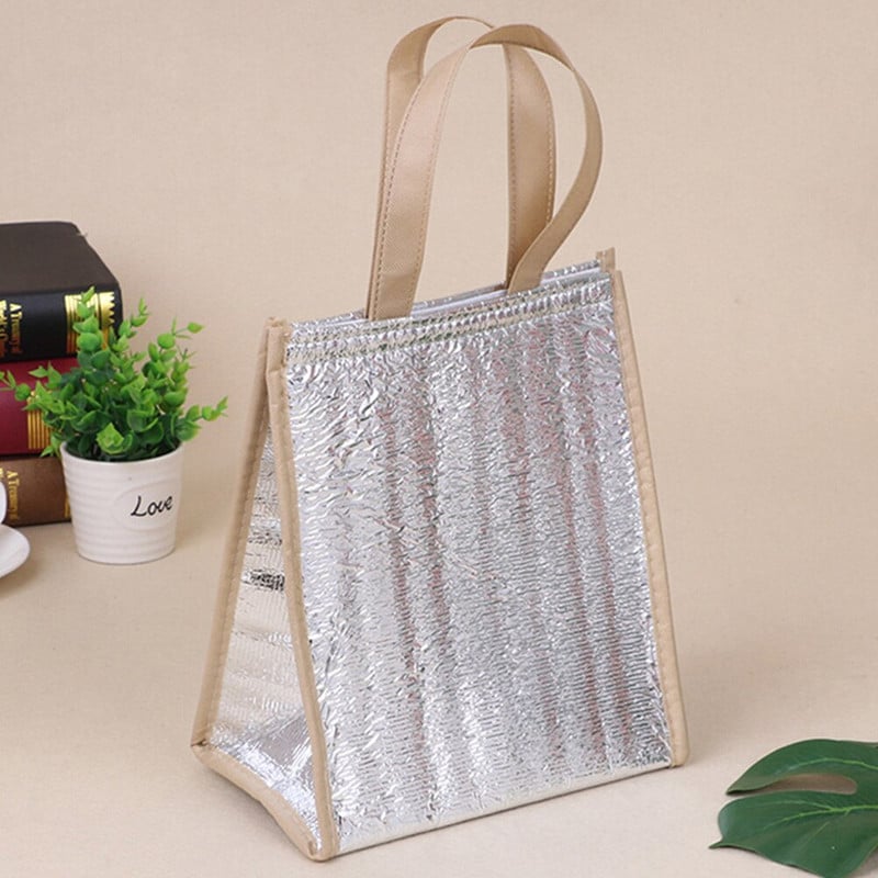 Obedová taška, termo krabička, izolované chladiace vrecko, izolačné vrecko na občerstvenie, bento vedro, úložný priestor, školské neprepustné, prenosné, pre deti