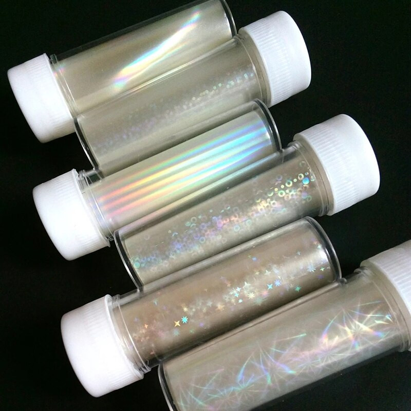 Holografická fólia na razenie za tepla, papier na razenie za tepla, lisovanie za tepla, laminovací stroj na prenos tepla, laserová fólia, balenie pre domácich majstrov